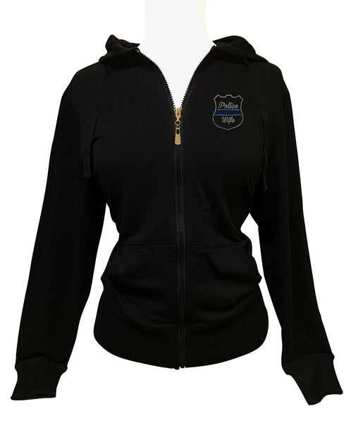 Rhinestone Police Wife Hoodie